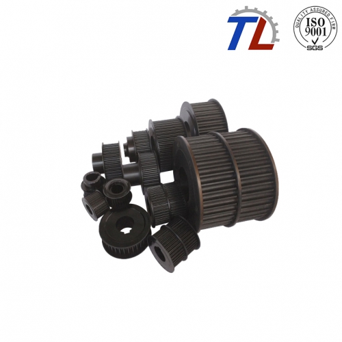 Arc tooth timing pulley